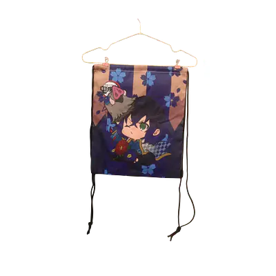 Inosuke Hashibira Chibi Drawstring Bag primary image