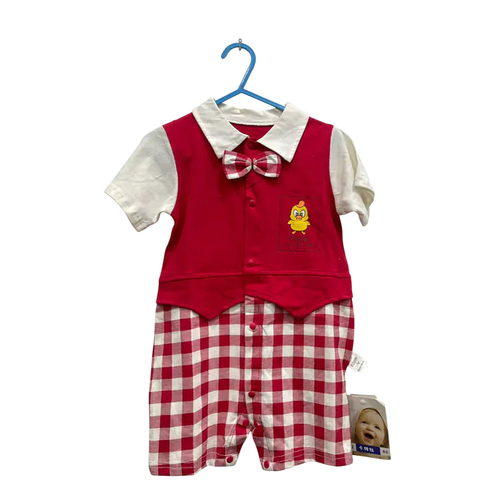 Checked Baby Romper - Master