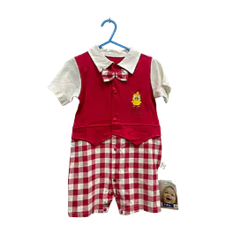 Checked Baby Romper - Master