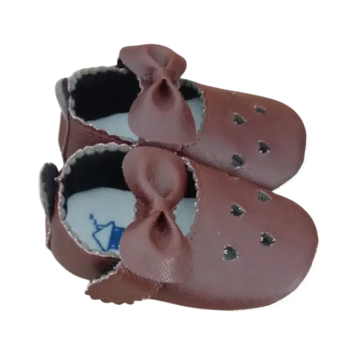 Heart Bow Soft Sole Baby Moccasins - Master