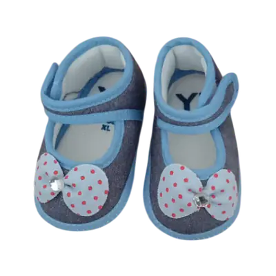 Baby Girl Bowknot Crib Shoes primary image