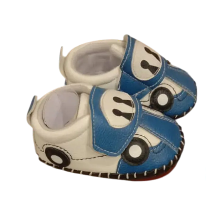 Rubber Sole Cute Cartoon Car Toddler Boy Infant Baby Casual Shoes - Master