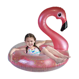 Pink Inflatable Flamingo Pool Float - Master