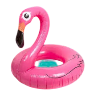 Pink Inflatable Flamingo Pool Float secondary image