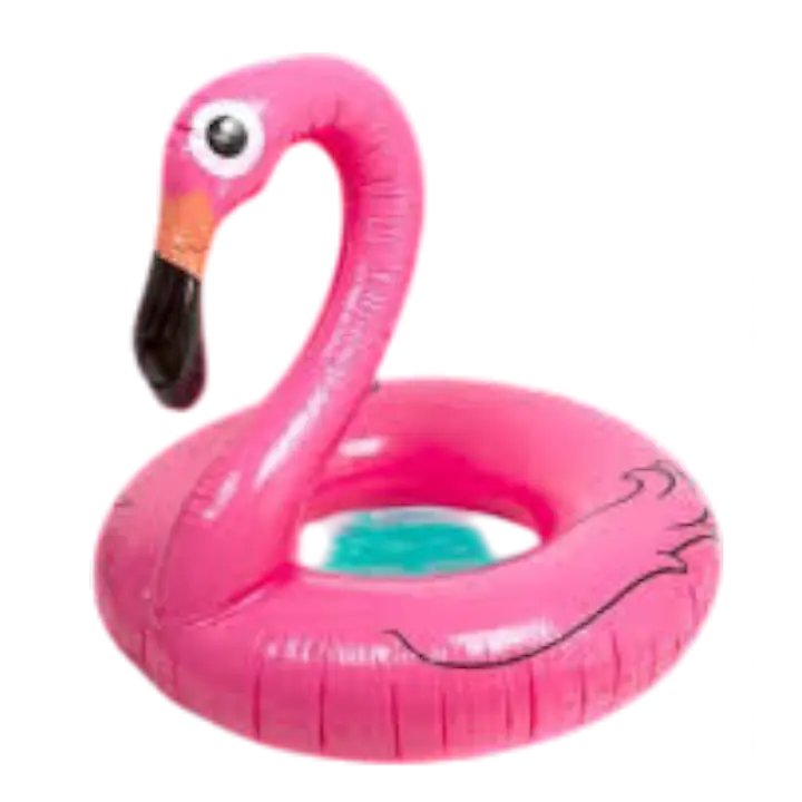Pink Inflatable Flamingo Pool Float - Master