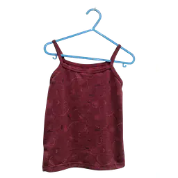 Cami Top With Half Pant (set) - Color: red