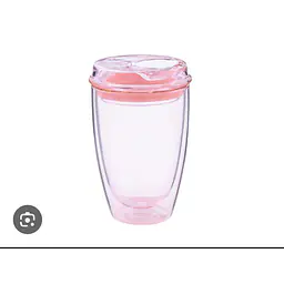 Double Layer Glass Tumbler Pink - Master