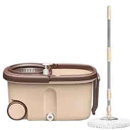 Deluxe Spin Mop with Rolling Bucket - Master