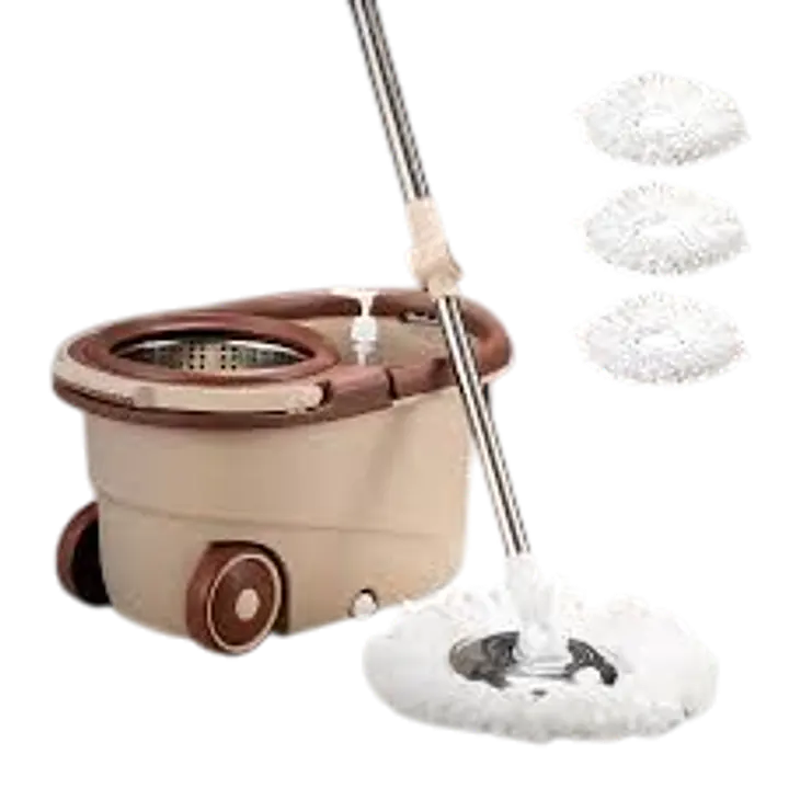 Deluxe Spin Mop with Rolling Bucket - Master