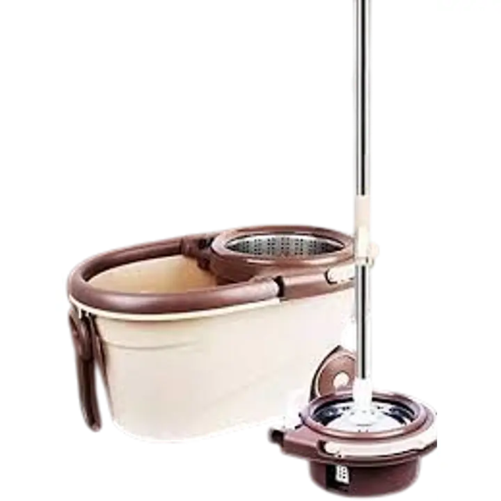 Deluxe Spin Mop with Rolling Bucket - Master