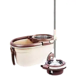 Deluxe Spin Mop with Rolling Bucket - Master