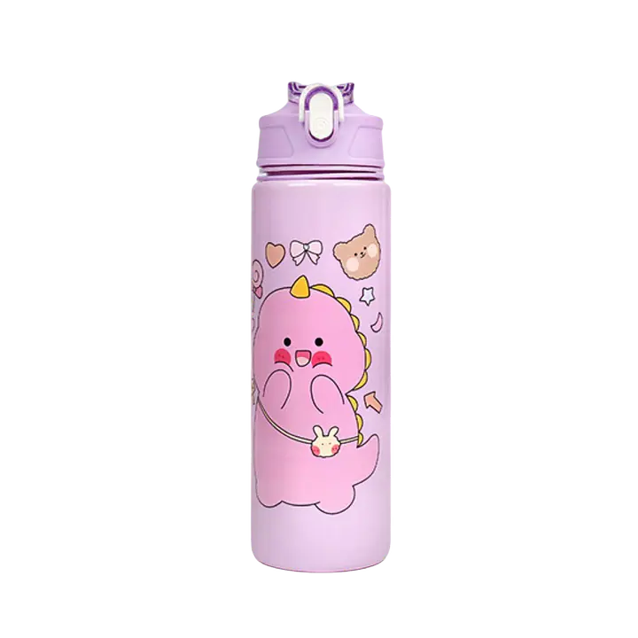 KidsDino Mixed Colour Bottle - Color: purple