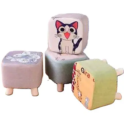 Fabric Stool Square Stool Sofa Stool primary image