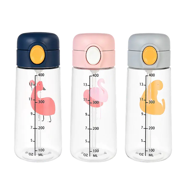 400ml Cartoon Animal Kids Water Bottle - Master