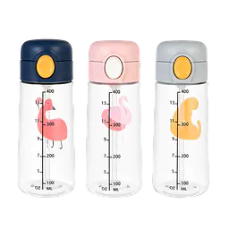 400ml Cartoon Animal Kids Water Bottle - Master