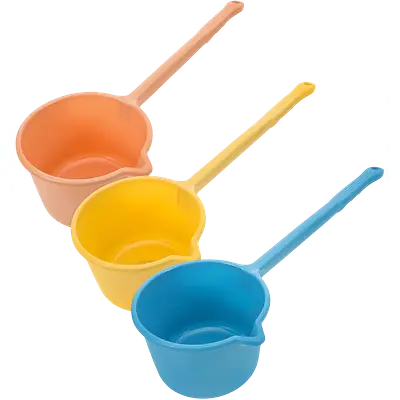 Long-handled plastic water scoop secondary image