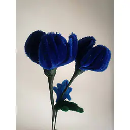 Pipe Flower Blue Tulip Bunch - Master