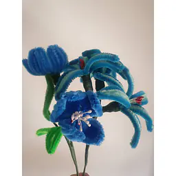 Pipe Flower Sky Blue Bunch - Master