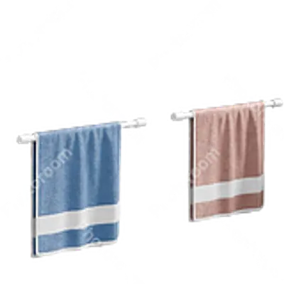 Stainless Steel Over-the-Door Towel Bar secondary image