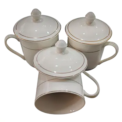 Ceramic Tea Mug with Lid primary image
