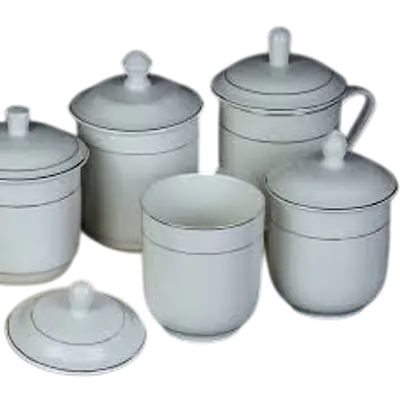 Ceramic Tea Mug with Lid secondary image