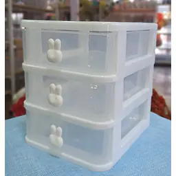 Drawers 3-Tier Rabbit Grey - Master