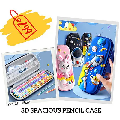 3D Spacious Pencil Case primary image