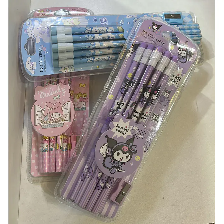 Cartoon Printed Pencil Set - Master