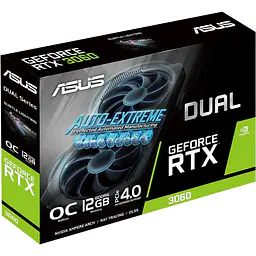 ASUS Dual GeForce RTX 3060 12GB GDDR6 PCI Express 4.0 Graphics Card DUAL-RTX3060-O12G-V2 - Master