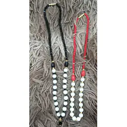 Pearl Red & Black Necklace - Master
