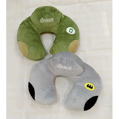 Travel Pillow Grey/Green #2 primary image