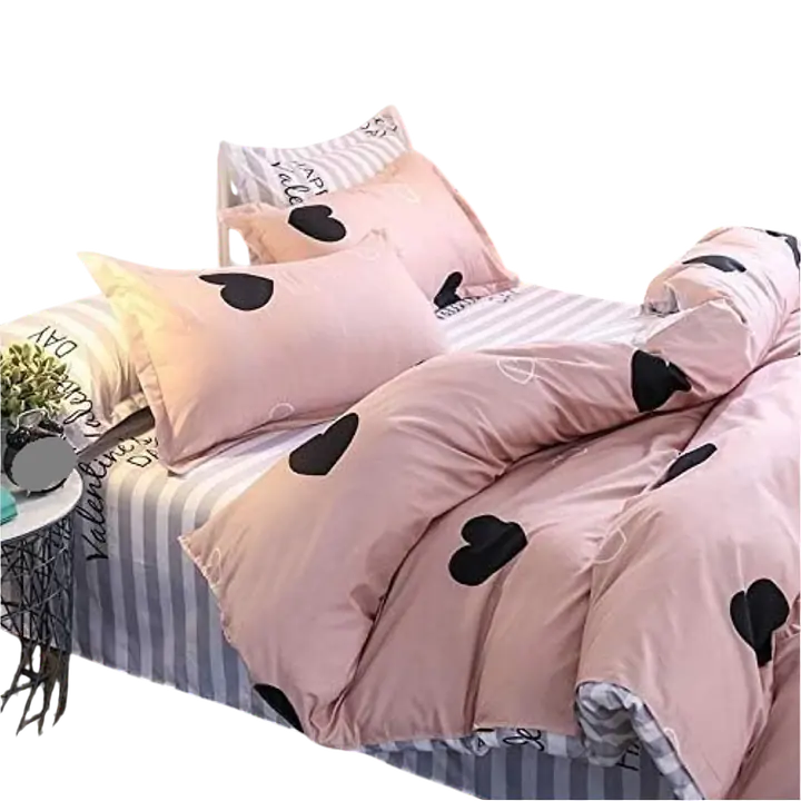 4-Piece Double Bedding Set (Bedsheet, Pillow Covers, Blanket Cover) - Master