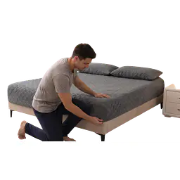 Quilted Fur Mattress protector Set/ Bedding Set (Bedsheet, Pillow Covers, Blanket Cover) - Master