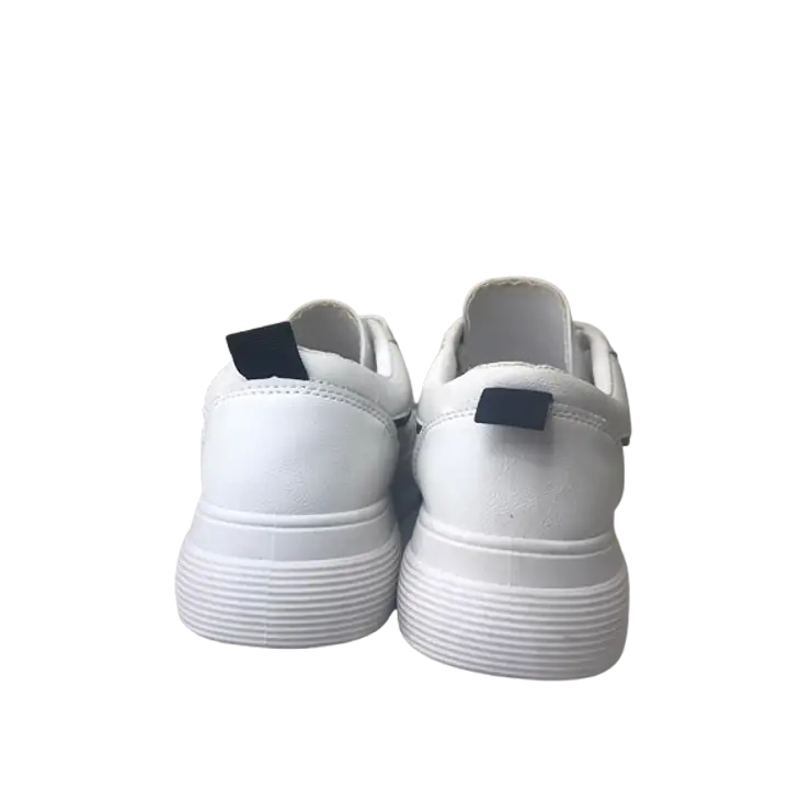 Women’s All-White Casual Platform Sneakers - Master