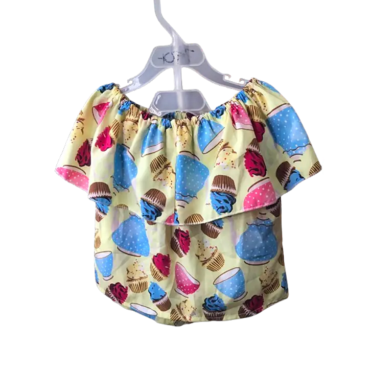 Toddler Girl's Off-The-Shoulder Top With Shorts (Set) - Master
