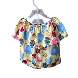 Toddler Girl's Off-The-Shoulder Top With Shorts (Set) - Master