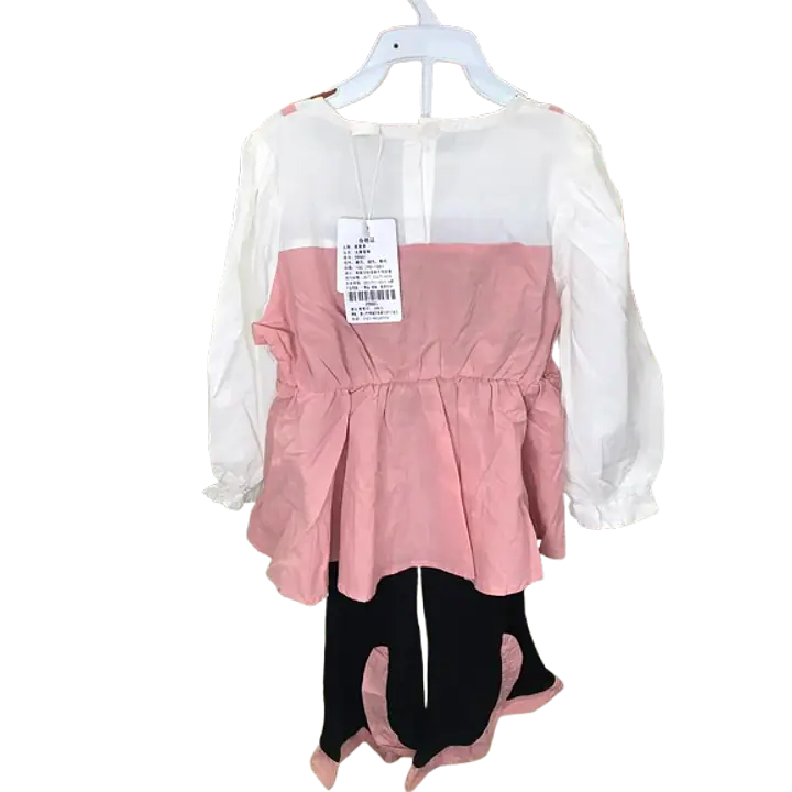 Children's Two-Piece Coordinated Clothing Set - Color: pink