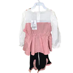 Children's Two-Piece Coordinated Clothing Set - Color: pink