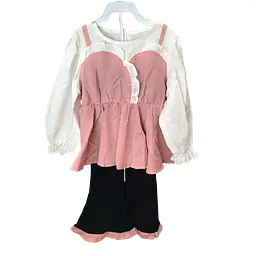 Children's Two-Piece Coordinated Clothing Set - Color: pink
