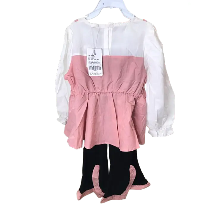 Children's Two-Piece Coordinated Clothing Set - Color: pink