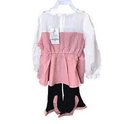 Children's Two-Piece Coordinated Clothing Set - Color: pink