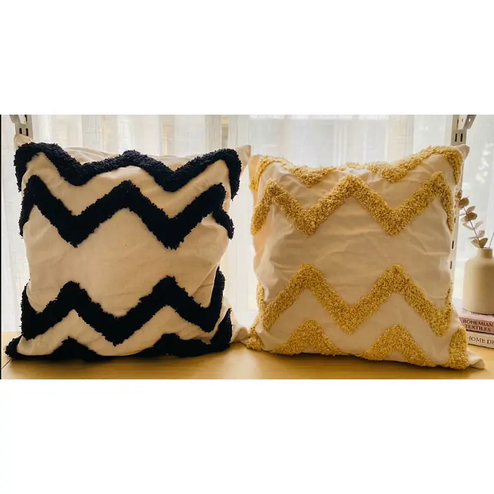 Tufted chevron cushion covers 45x45 cm - Master