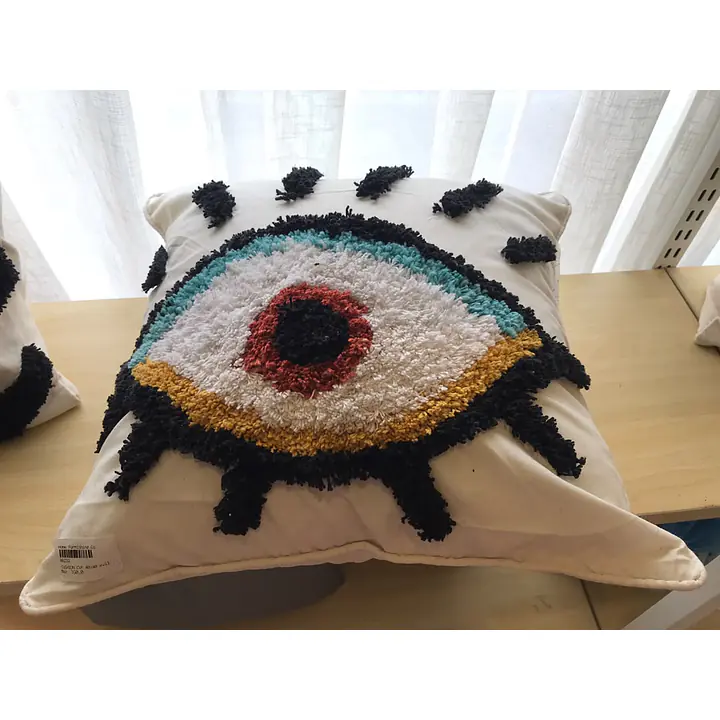 Boho Motif Tufted Chevron Cushion Cover 40x40 cm - Master