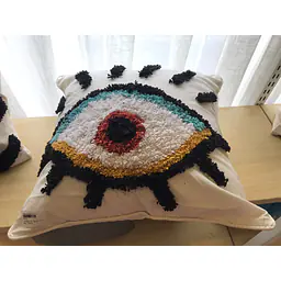 Boho Motif Tufted Chevron Cushion Cover 40x40 cm - Master