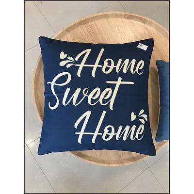 Navy "Home Sweet Home" Cushion Cover 50x50 cm primary image