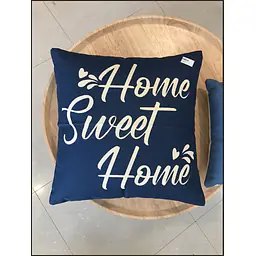 Navy "Home Sweet Home" Cushion Cover 50x50 cm - Master