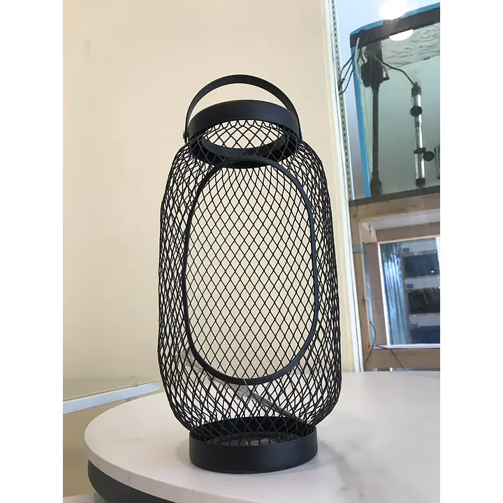 TOPPIG Black Metal Mesh Candle Lantern - Master