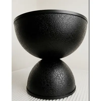 Textured Pedestal Bowl Planter Flower Pot primary image