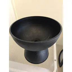 Textured Pedestal Bowl Planter Flower Pot - Master