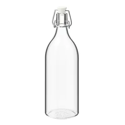 KORKEN Bottle with stopper, clear glass primary image